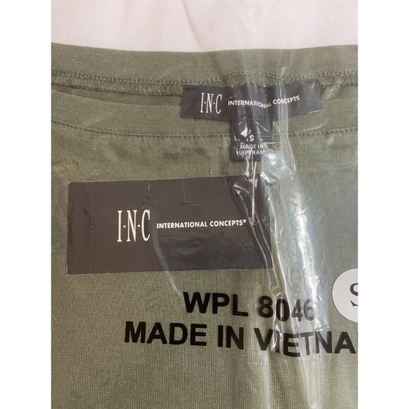 I.N.C. INTERNATIONAL CONCEPTS Women's Dolman-Sleeve Top in Costa Green S… - Picture 3 of 5